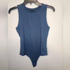 House of Harlow 1960 Blue Bodysuit